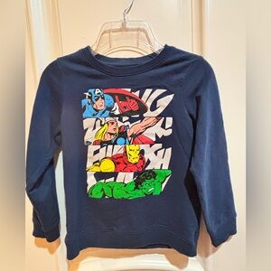 Marvel Kids Navy Blue Avengers Sweatshirt
